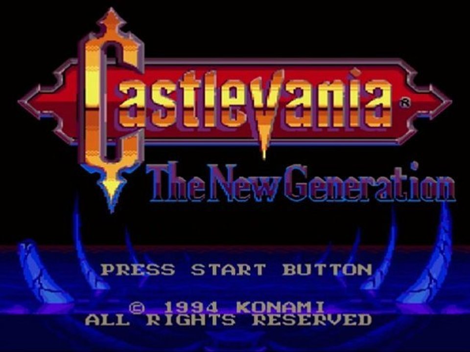 Direct Live Castlevania : The New Generation (Megadrive)