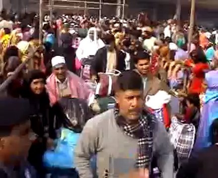 Reception of Hajis on sialkot international Airport by Dr. Firdous Ashiq Awan