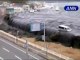 El Tsunami arrasa con todo en Japón - Earthquake and the first big wave of tsunami in Japan