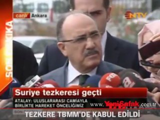 Tezkere 320 evet oyuyla kabul edildi