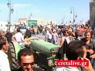 Αγρότες στο Ηράκλειο Κρήτης