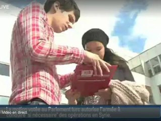 Reportage de BFMTV sur l'action des Jeunes Socialistes à Evry