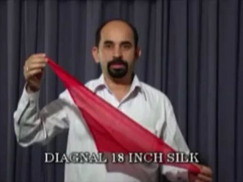 18 Inch Diamond Silk by Uday - Magic Trick