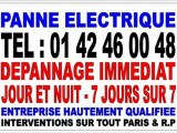 PANNE ELECTRIQUE - TEL : 0142460048 - ELECTRICITE PARIS 17e 75017 - INTERVENTION IMMEDIATE 24/24