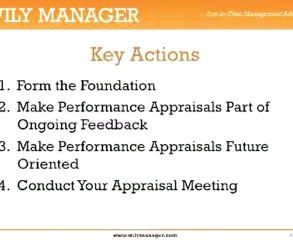 Writing Performance Appraisals - A How To Guide for Managers