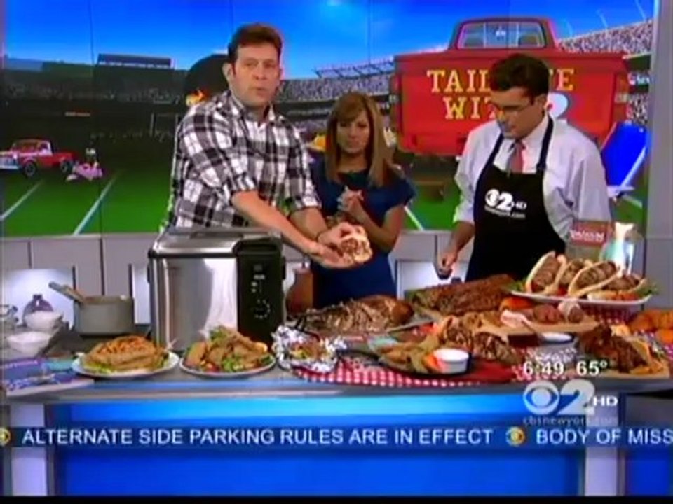 John McLemore Cooks Up Some Dadgum Good Recipes for Tailgating on CBS2 News This Morning in NY