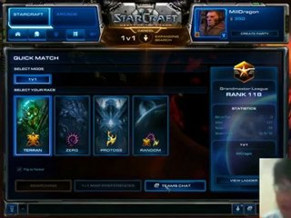 WhiteRa rend fou le Dragon - Starcraft 2