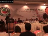 Media Briefing: Route Map for PTI Waziristan Peace March (October 4, 2102)