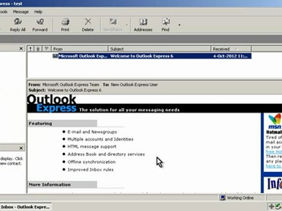 Retro Friday: Outlook Express 6 Identities
