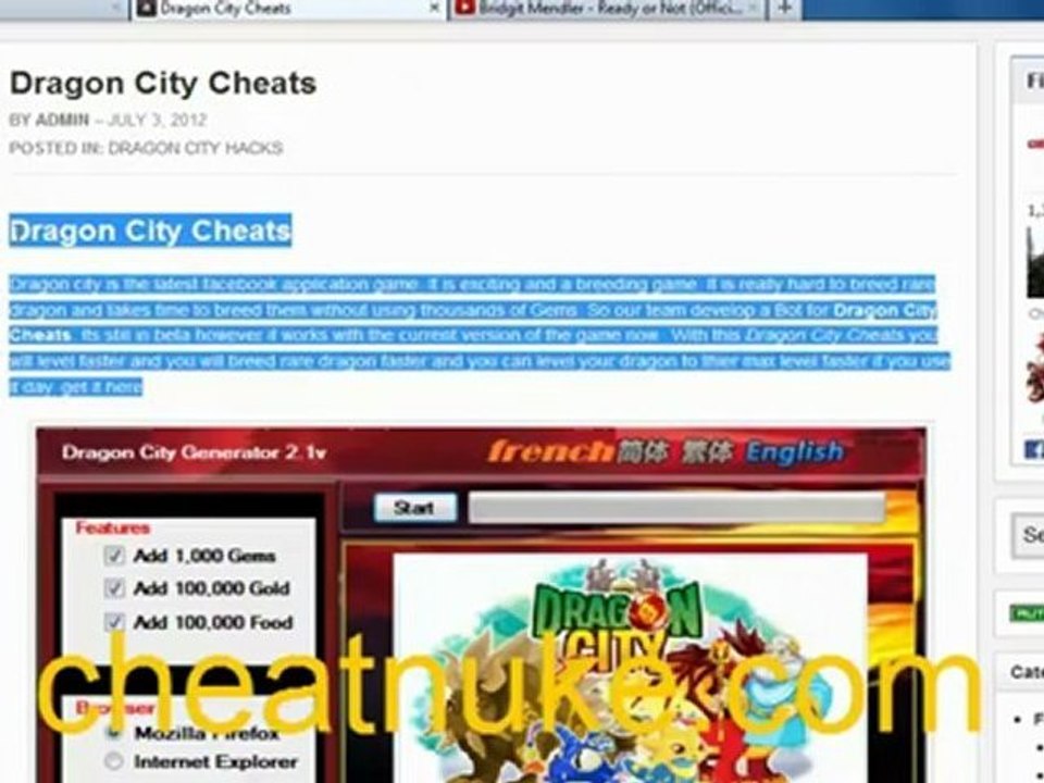 Dragon City Cheats hacks Full Download For Free