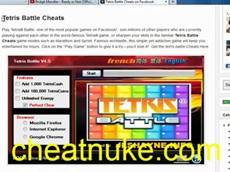 Tetris Battle Cheats hacks For Free