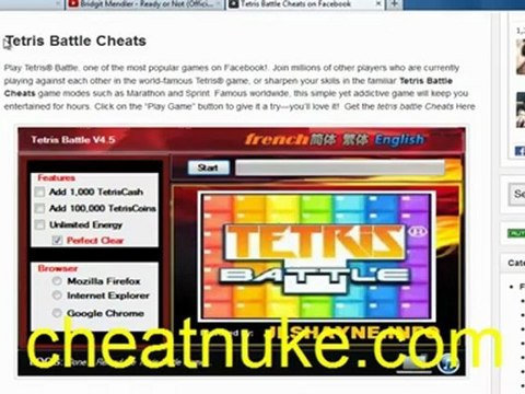 Tetris Battle Cheats hacks For Free