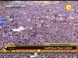 الشعب يهتف الله أكبر إيد واحدة من مليونية حماية الثورة