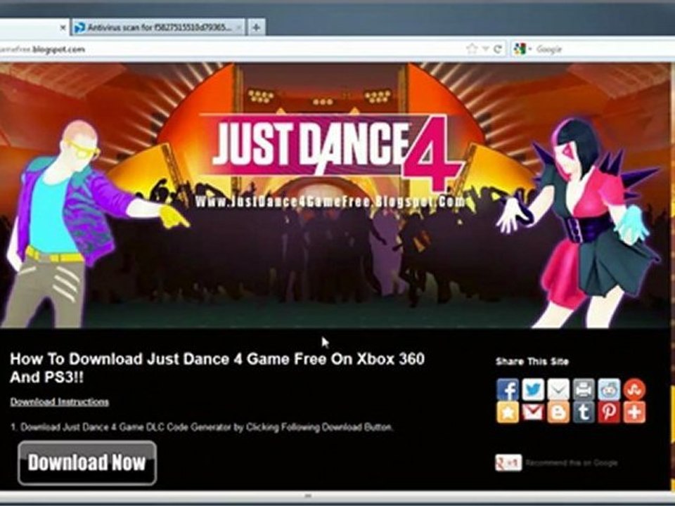 How to Install Just Dance 4 Game Free on Xbox 360 And PS3