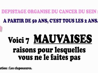 L'octobre Rose des Claposaures : Dépistage du cancer du sein