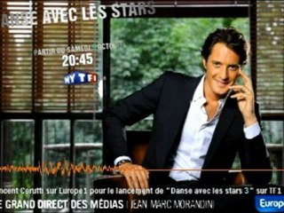 Vincent Cerutti sur Europe1 pour le lancement de "Danse avec les stars" saison 3