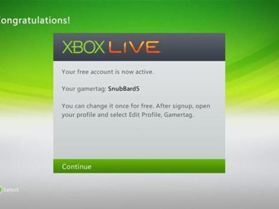 Signing Up and Connecting to Xbox Live