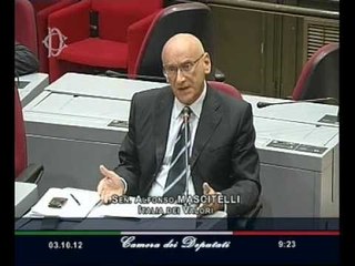 Roma -- L'audizione di Filippo Vittorio Grilli (03.10.12)