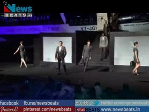 Rahul Khanna walks on Ramp for Van Heusen X-Lifestyle Formals launch for professionals