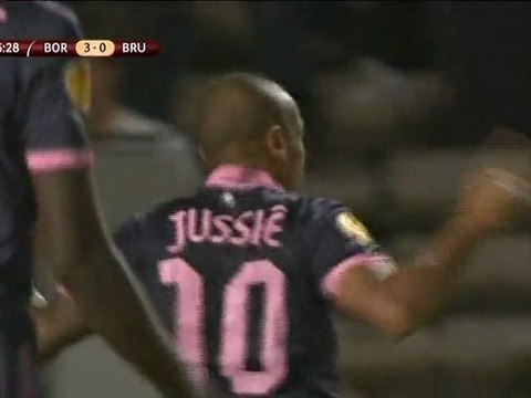 Top but de Jussiê face à Bruges