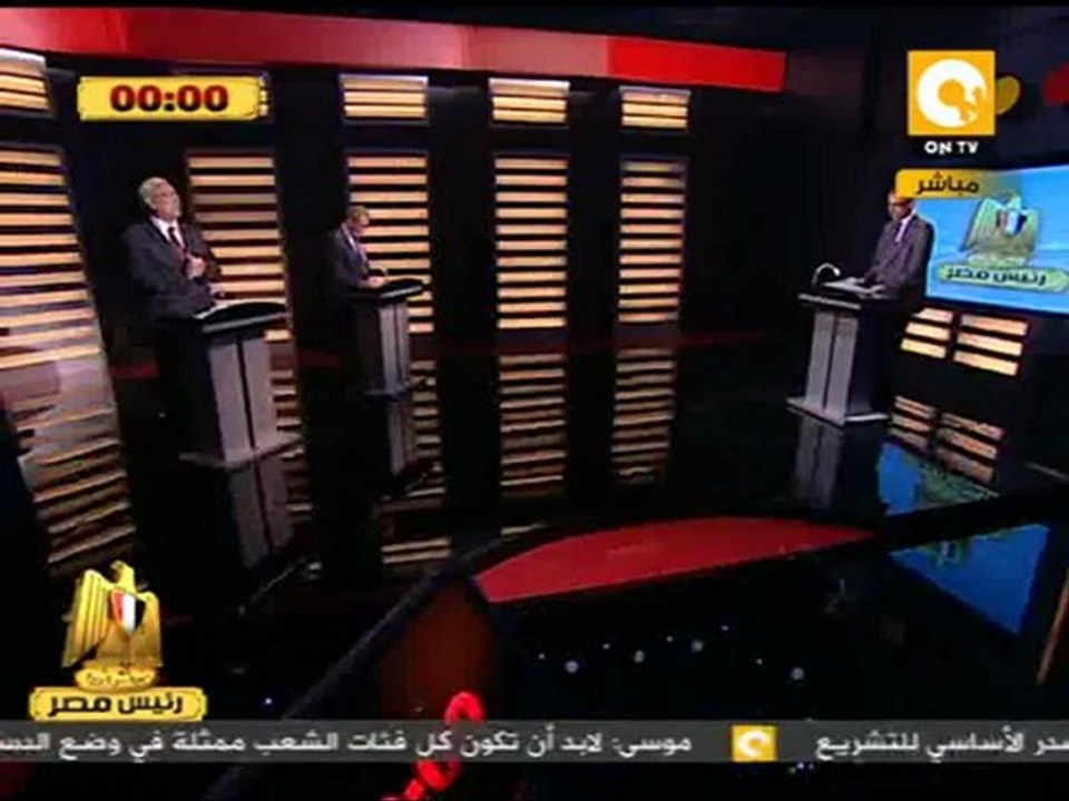 رئيس مصر - أبو الفتوح: الأحزاب الدينية - حقوق الأقليات