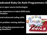 Hire Dedicated Ruby on Rails Developers