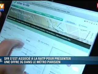 Surfer en 3G dans le métro parisien