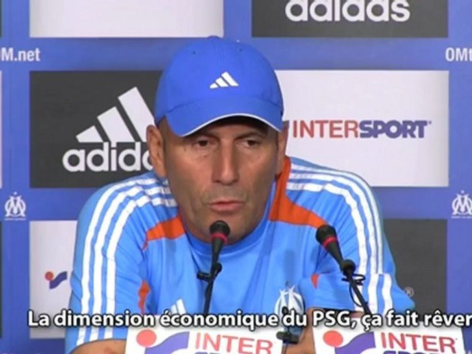 Elie Baup avant le clasico