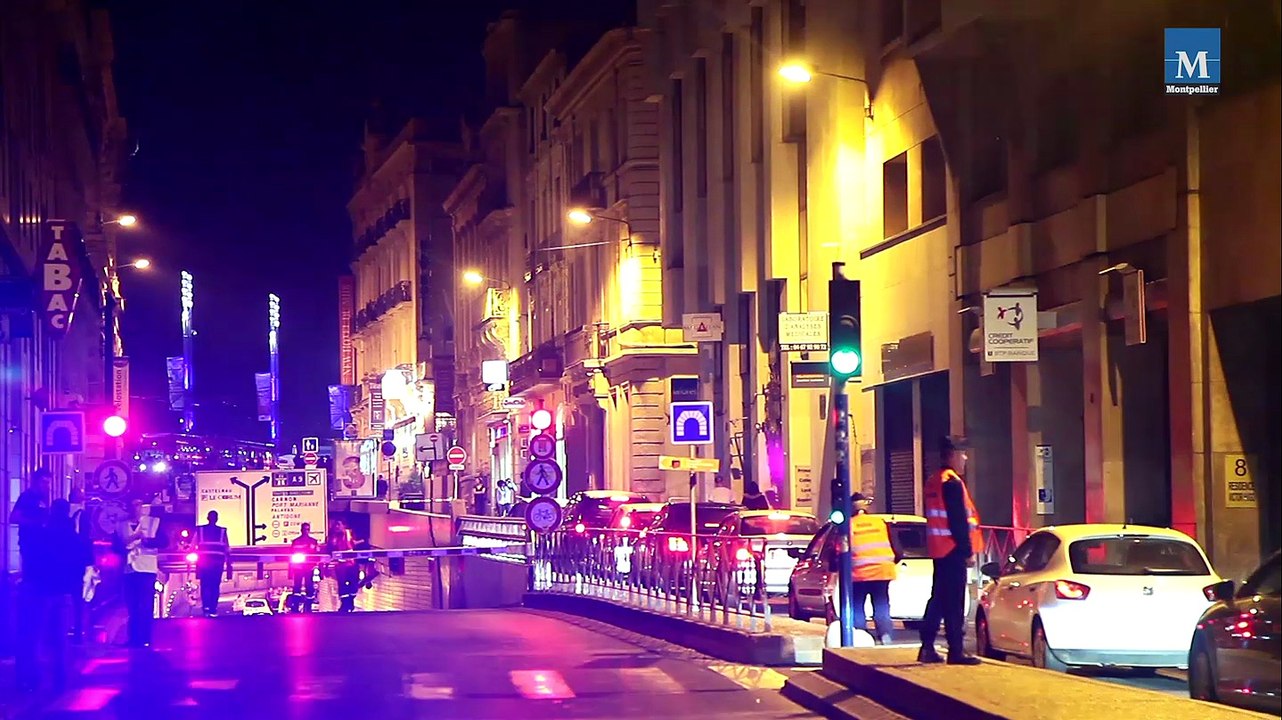 Exercice simulation accident voiture tunnel de la comédie