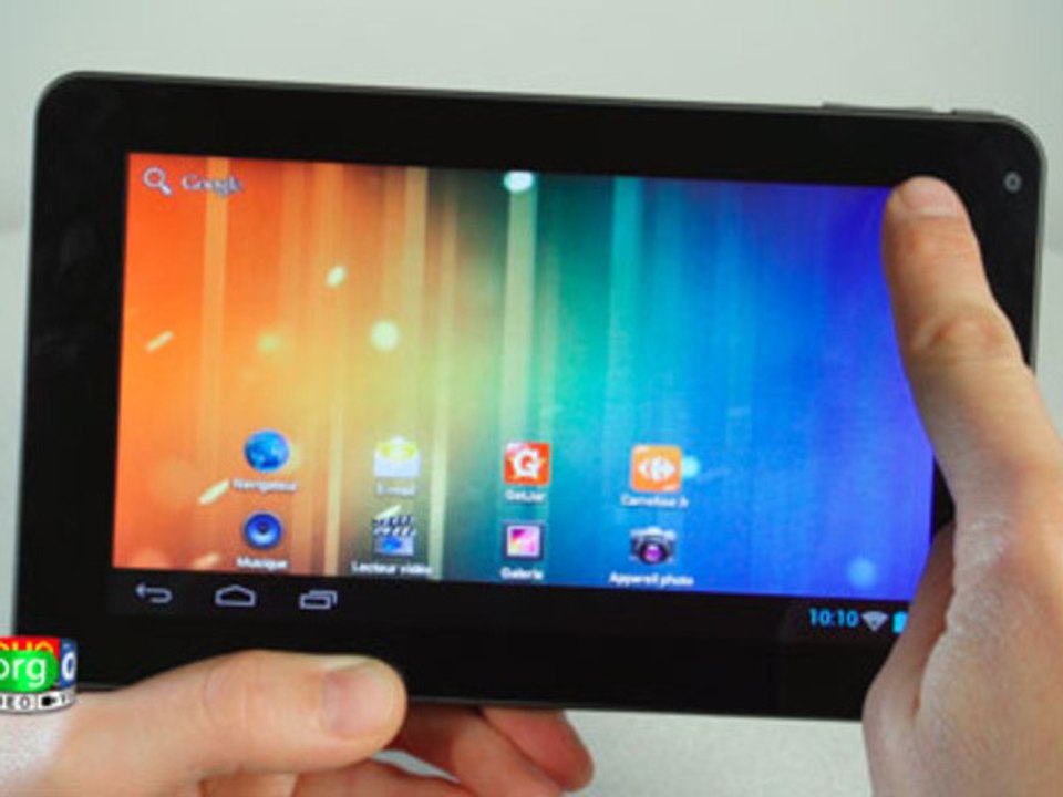 Tablette Carrefour CT705 - Prise en main