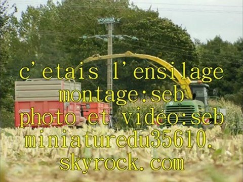 ensilage 2012 avec john deere 12rangs