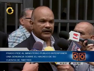 Humberto Prado denunció que su cuenta en Twitter fue hackeada