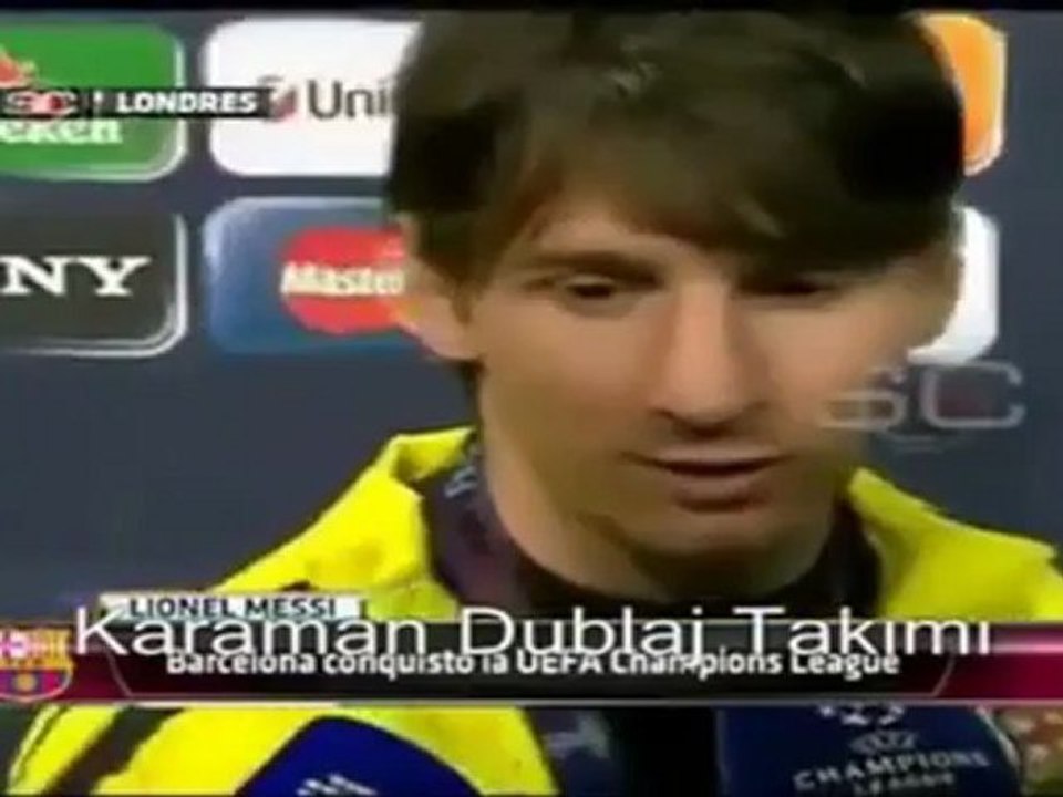 Lionel Messi Türkce ( Komik ) Dublaj !!!