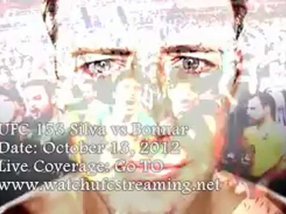 Watch UFC 153 Fight  Bonnar vs Silva Sat 13 Oct Live Streaming