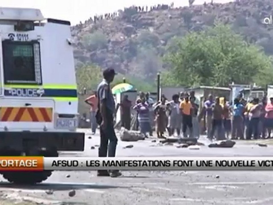 Afrique du sud: Les manifestations font une nouvelle victime