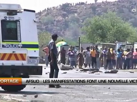 Afrique du sud: Les manifestations font une nouvelle victime