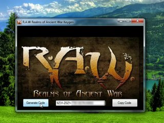 R.A.W Realms of Ancient War Keygen