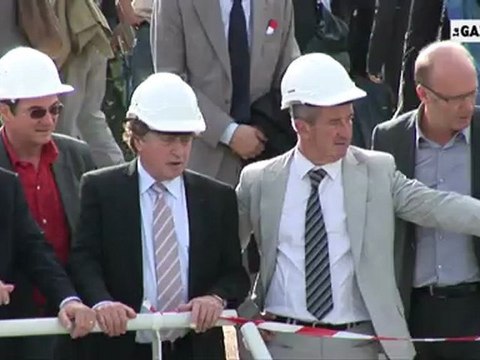 Inauguration de la station de pompage de Sylvéréal, près de Vauvert interview de Jean Denat