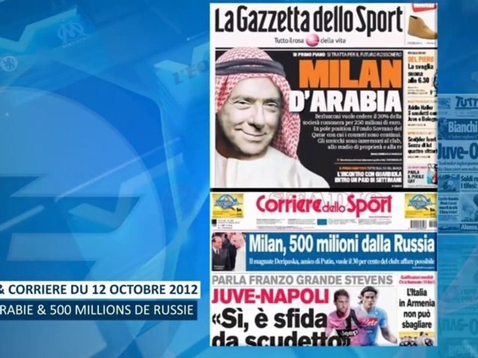 Foot Mercato - La revue de presse - 12 octobre 2012