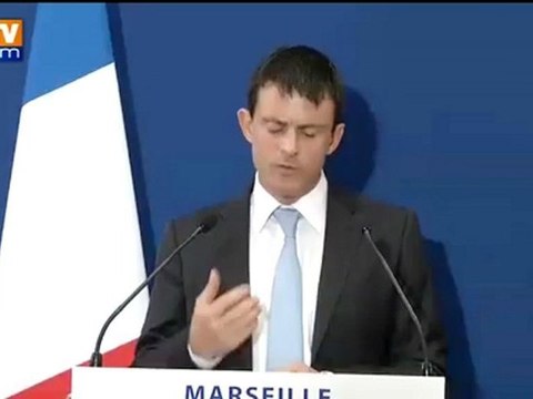 Marseille : Valls salue le professionalisme des policiers