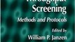Medical Book Review: High Throughput Screening: Methods and Protocols (Methods in Molecular Biology) (Methods in Molecular Biology, 190) by William P. Janzen