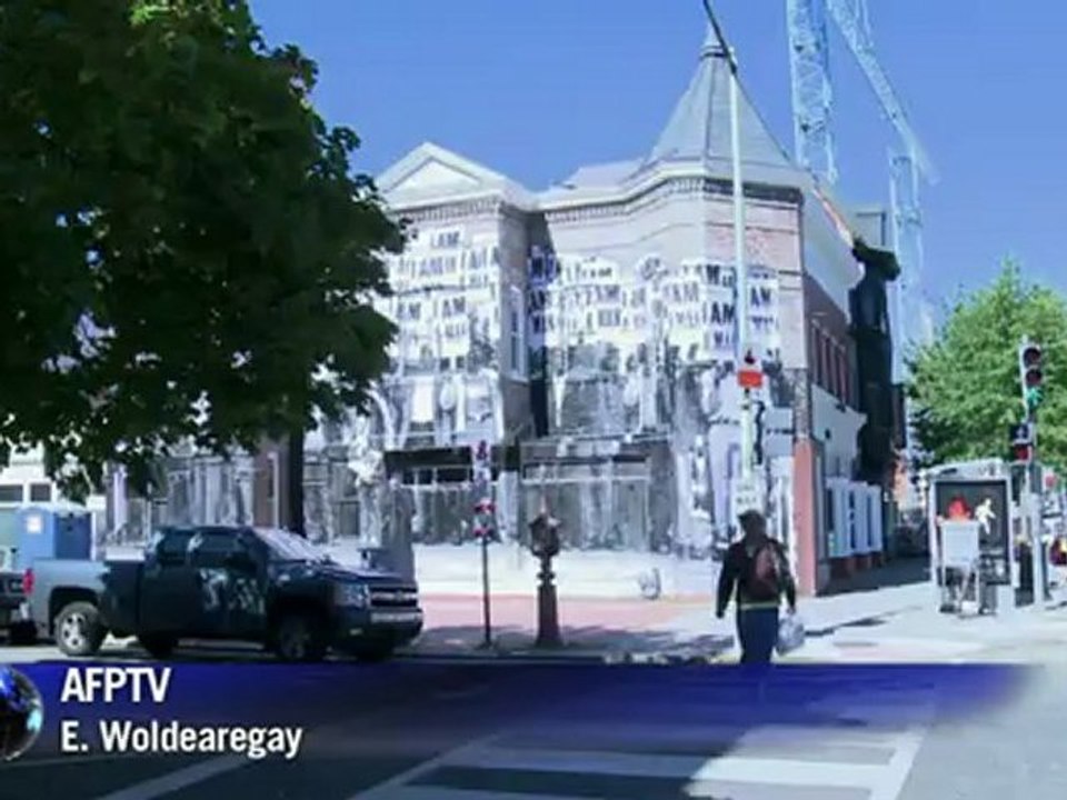 Etats-Unis: JR affiche la lutte pour les droits civiques