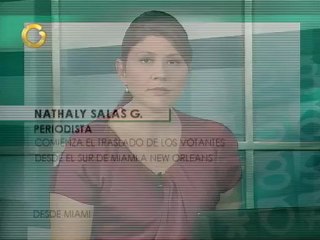 Venezolanos en Miami viajan para votar