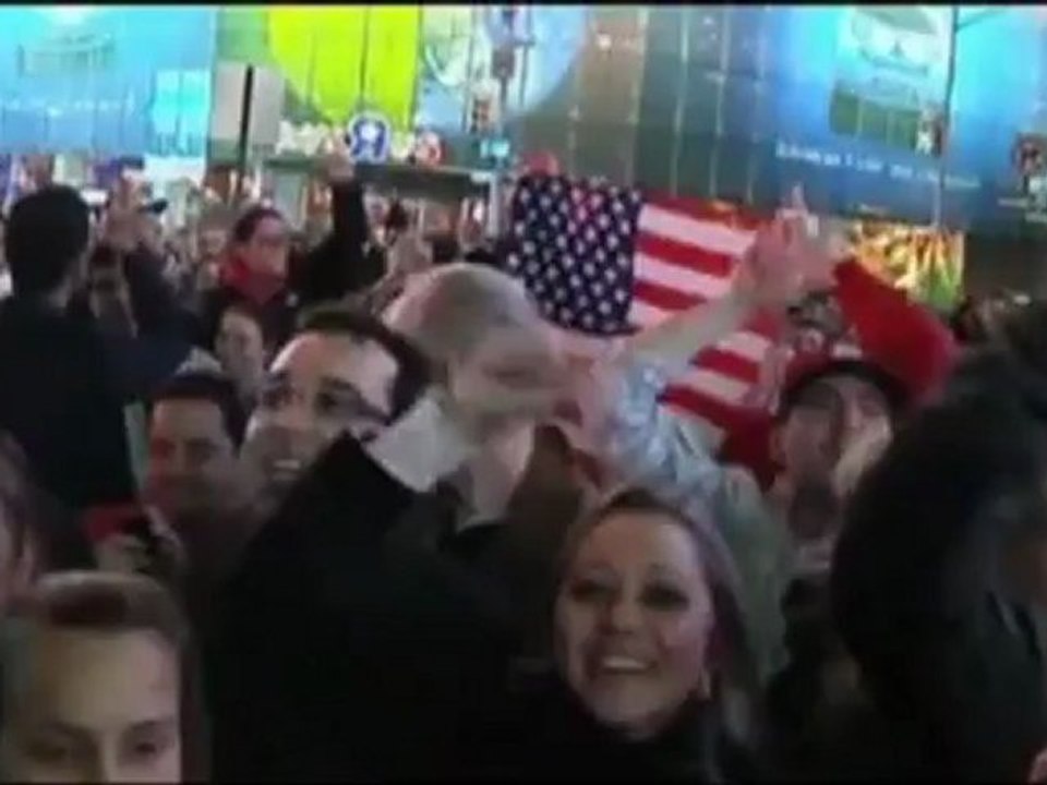 Estados Unidos celebra la muerte de Osama Ben Laden - Ground Zero celebration