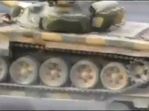 Syrian T-72 Tanks in Homs