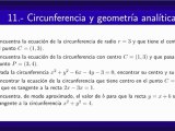11 Geogebra y Matemáticas. Circunferencia y geometría analít