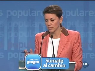 Cospedal: "La toma de posesión del nuevo presidente será el 22 de diciembre"