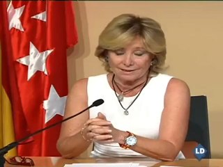 Esperanza Aguirre anuncia su dimisión
