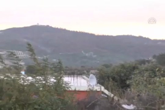 Yayladağına top mermisi düştü