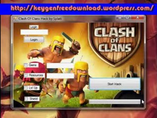 clash of clans hack Tool Free Download 2012